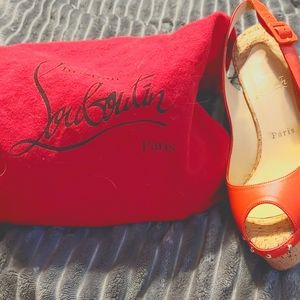 Christian louboutin wedges